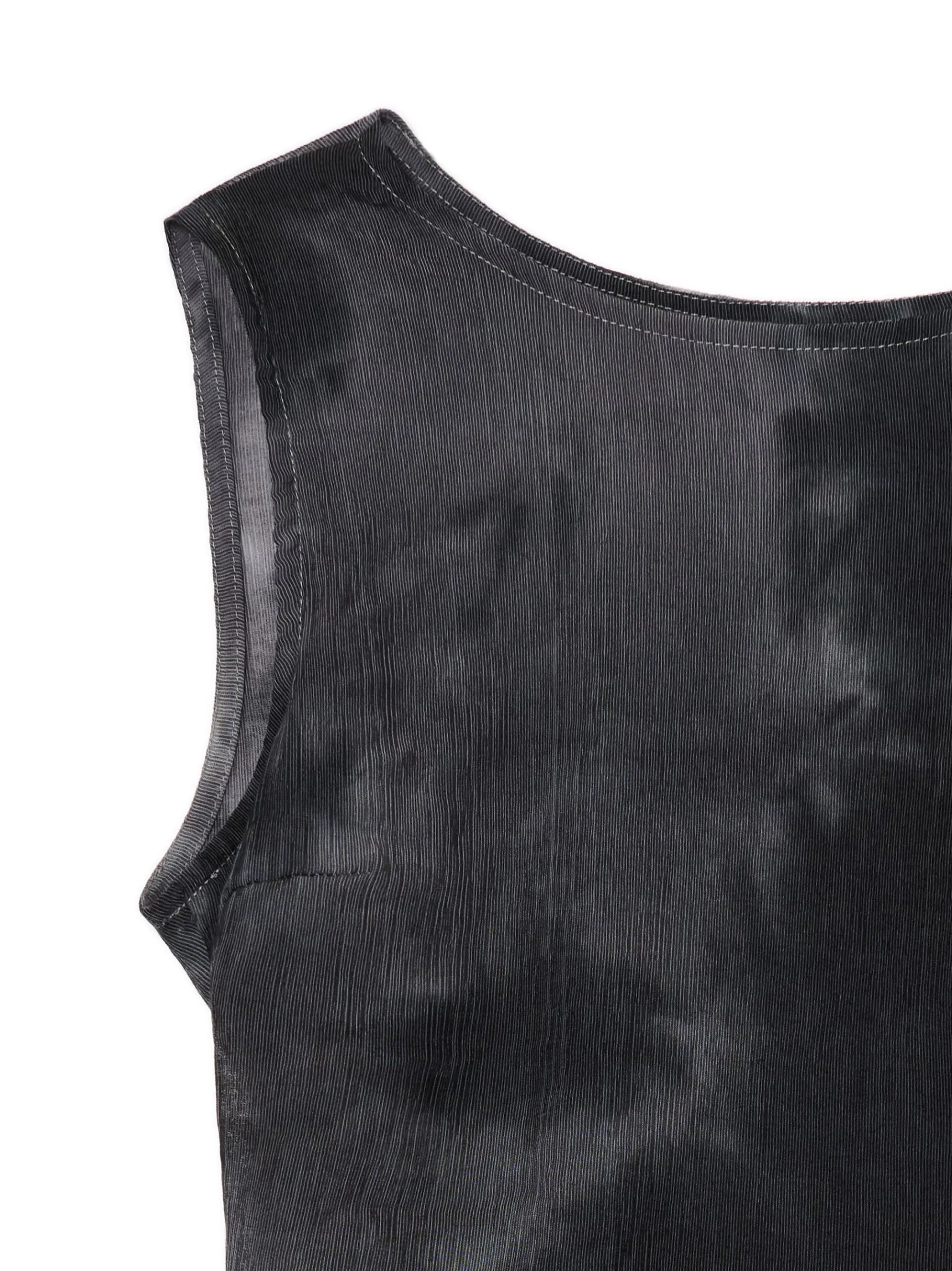 New Cropp Wzorzysta czarna sukienka maxi czarny