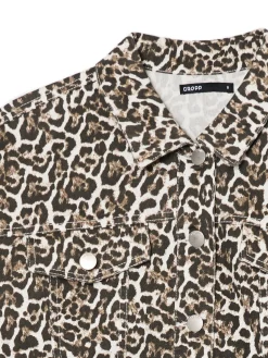 Outlet Cropp Wzorzysta koszula w panterkę wielobarwny