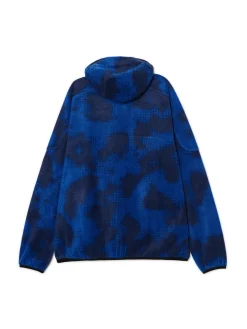 Outlet Cropp Wzorzysta polarowa bluza granatowy