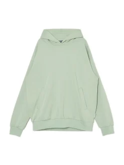 Hot Cropp Zielona bluza z kapturem zielony