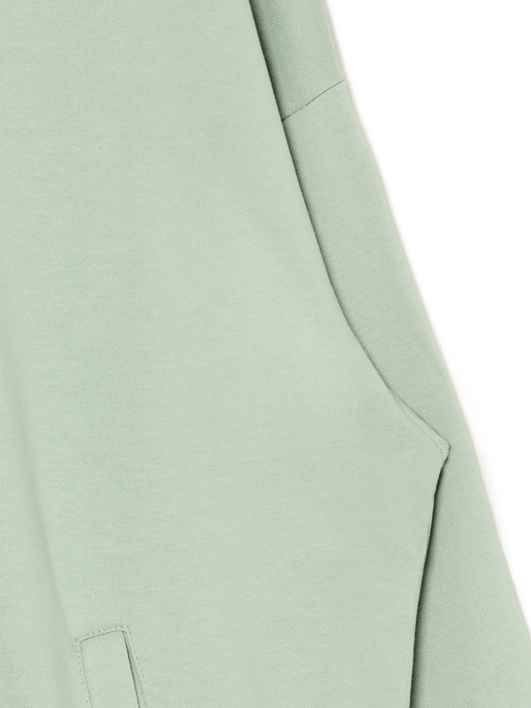 Hot Cropp Zielona bluza z kapturem zielony