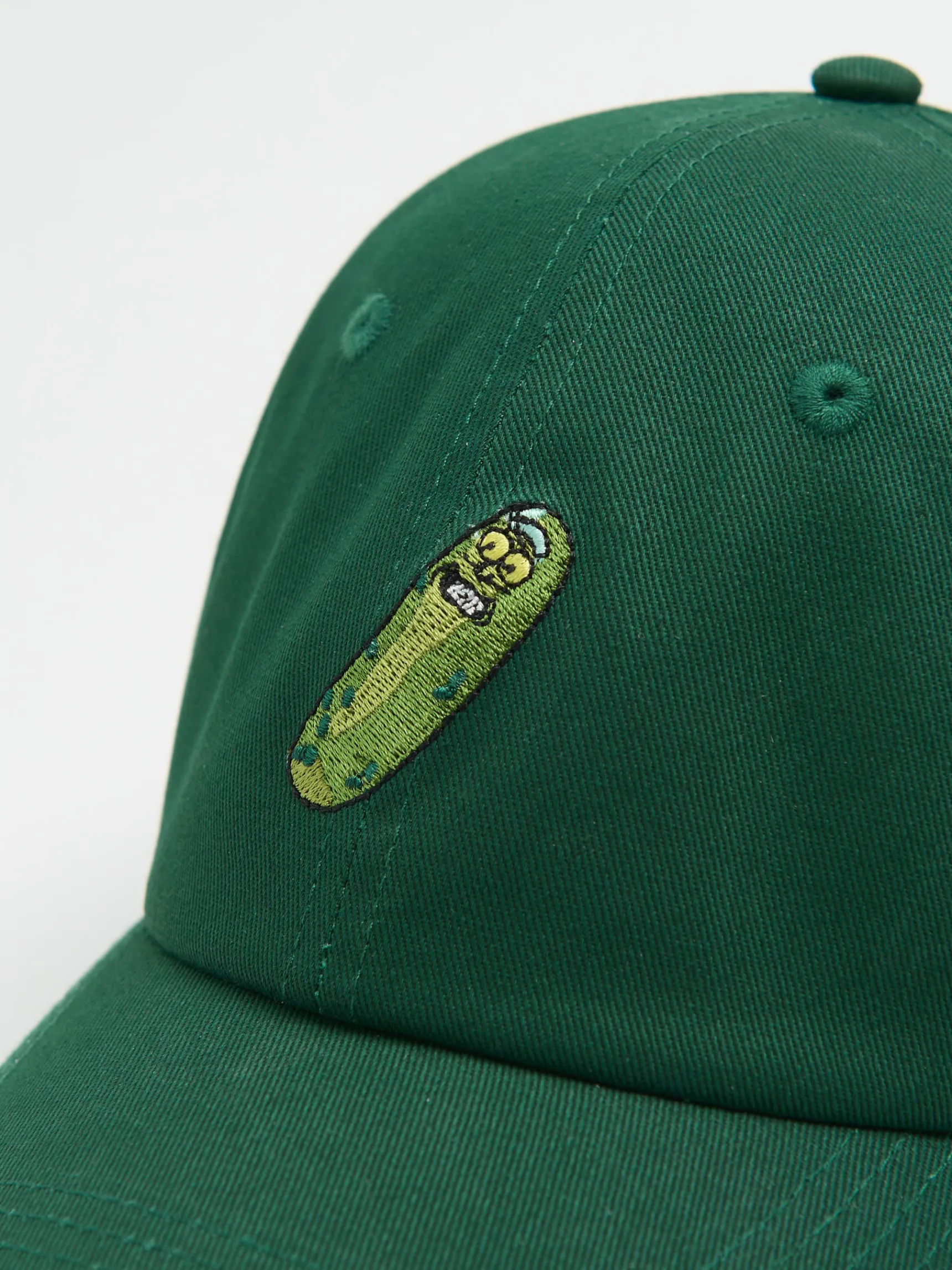 New Cropp Zielona czapka z daszkiem Rick and Morty zielony