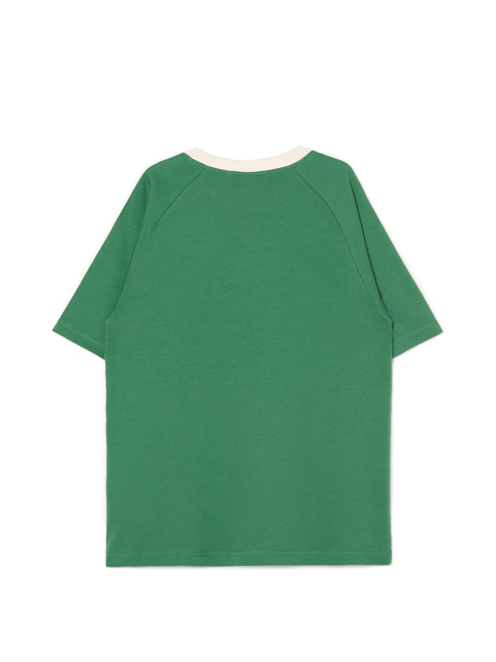 Clearance Cropp Zielona koszulka z nadrukiem zielony