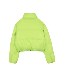 Clearance Cropp Zielona kurtka puffer zielony