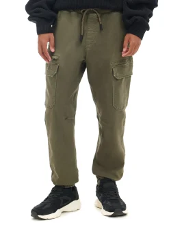 Clearance Cropp Zielone joggery cargo zielony