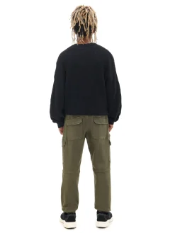 Clearance Cropp Zielone joggery cargo zielony