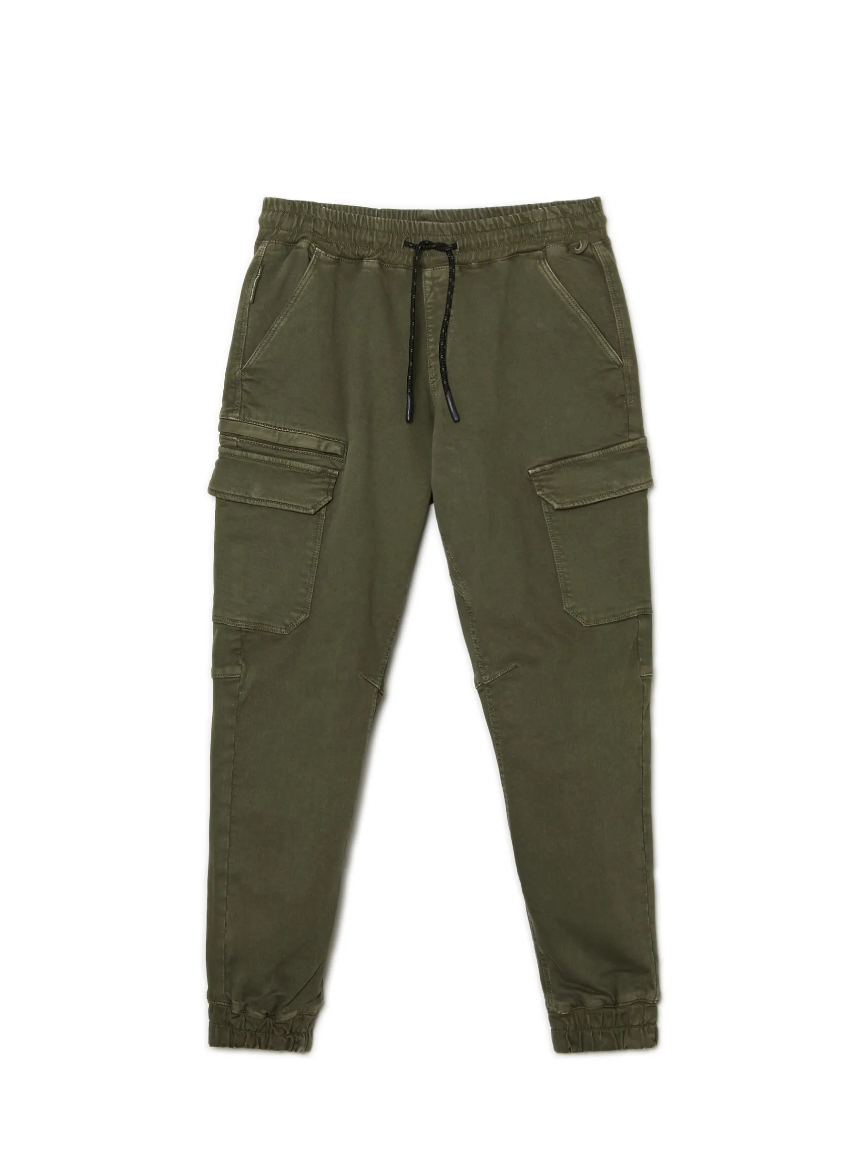 Clearance Cropp Zielone joggery cargo zielony