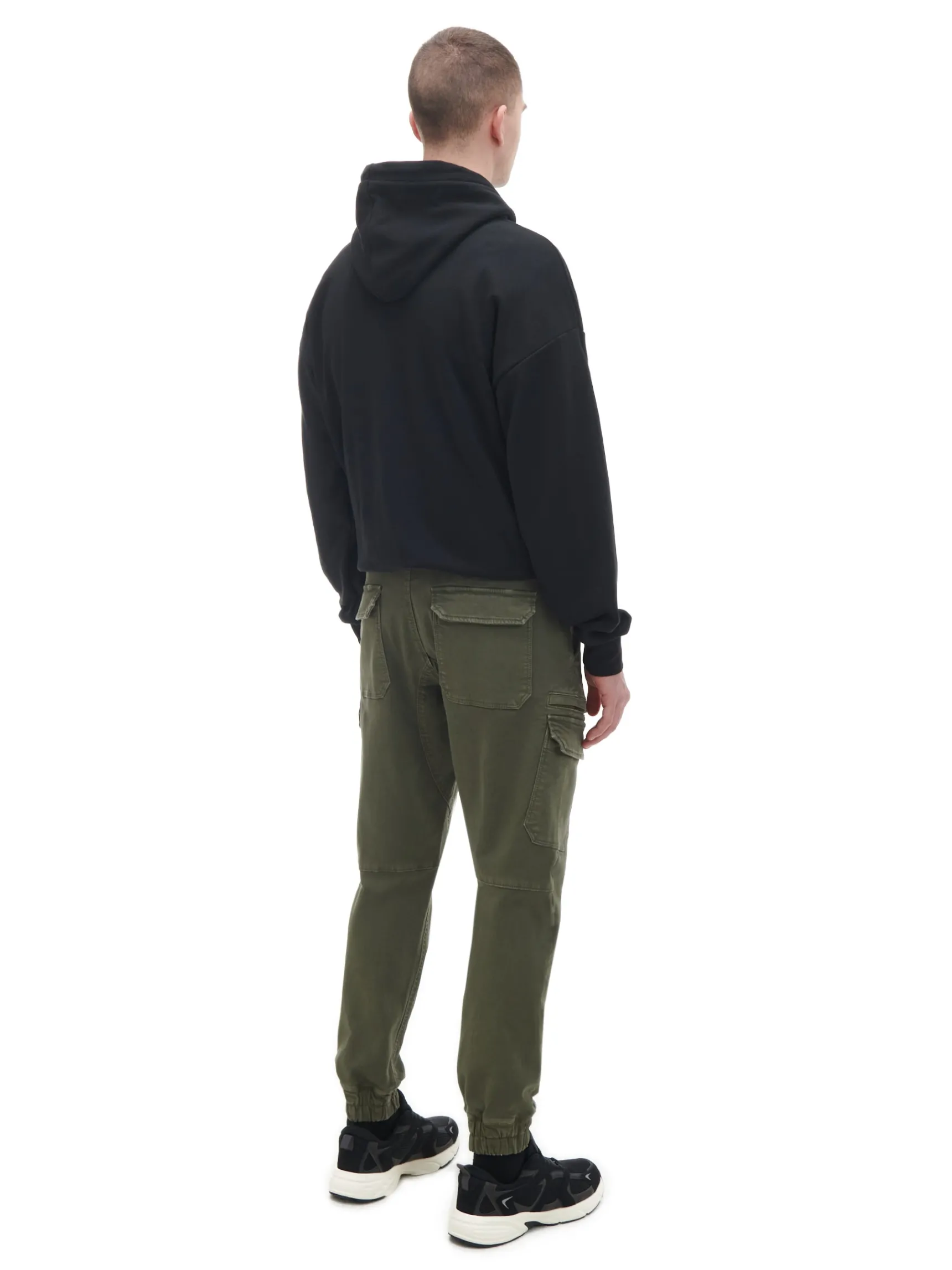 Clearance Cropp Zielone joggery cargo zielony