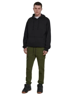 New Cropp Zielone joggery z kieszeniami cargo zielony