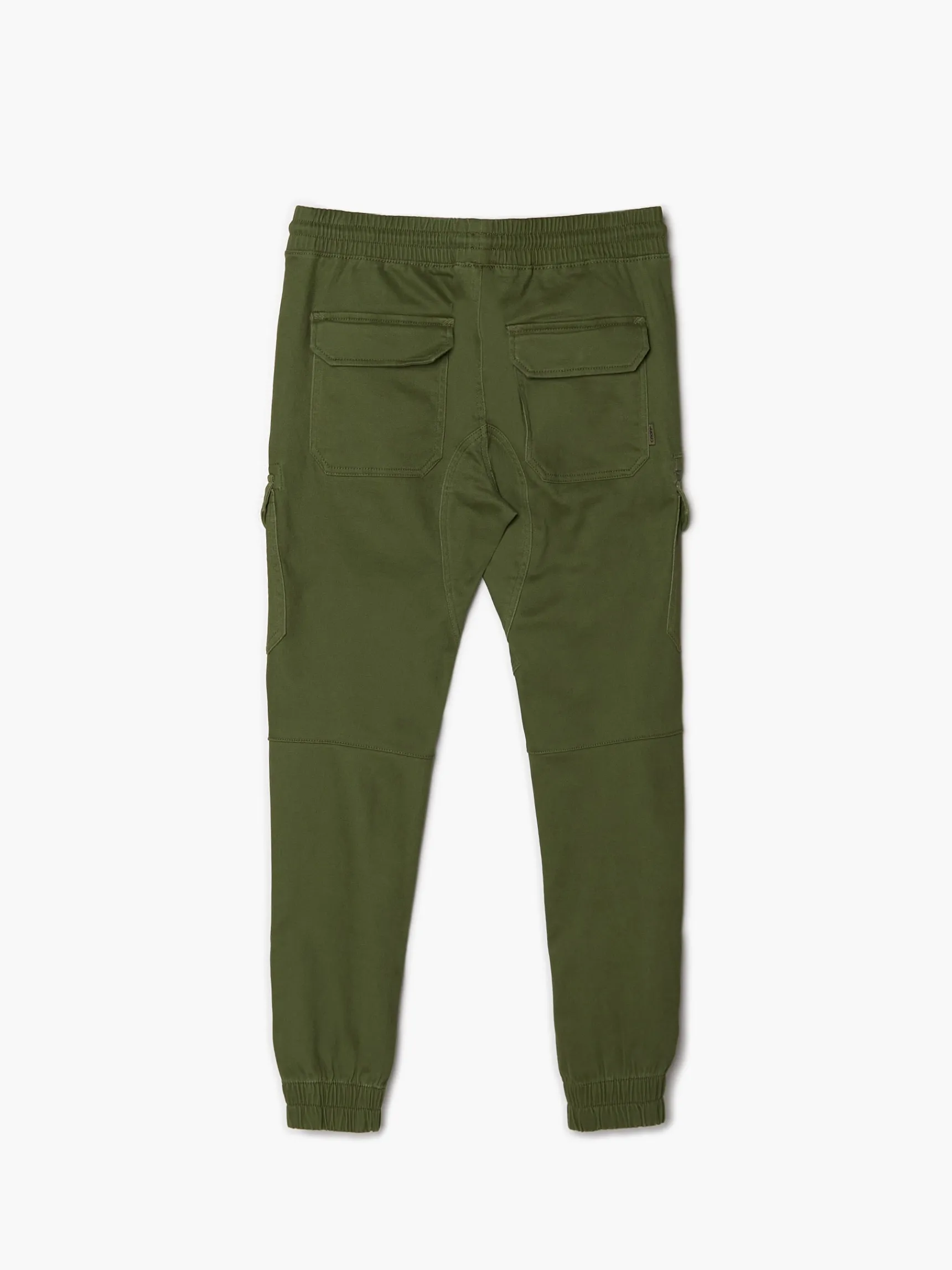 New Cropp Zielone joggery z kieszeniami cargo zielony