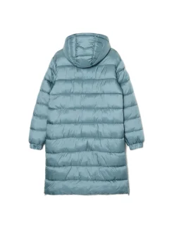 Best Cropp płaszcz puffer z kapturem zielony