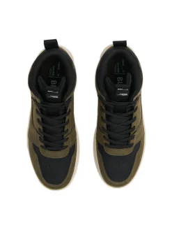 Hot Cropp Zimowe sneakersy za kostkę zielony